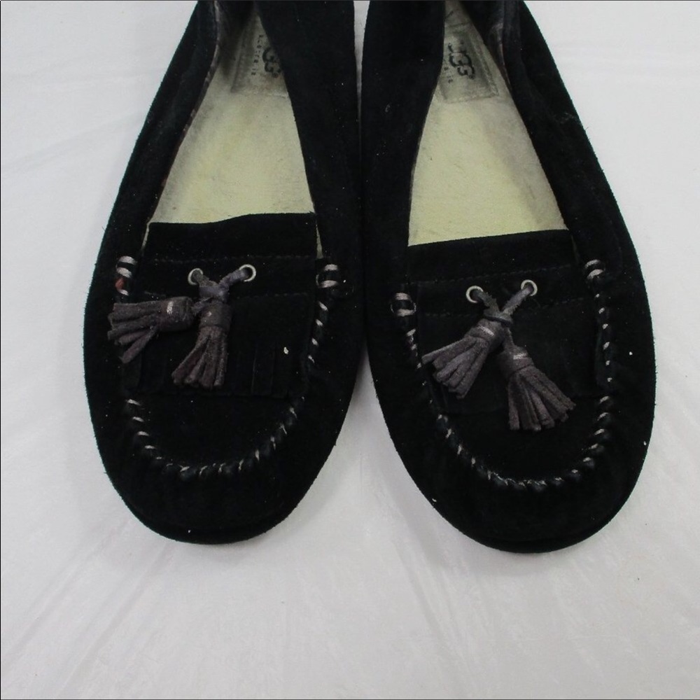UGG Black Loafers Size 10 - Picture 3 of 7